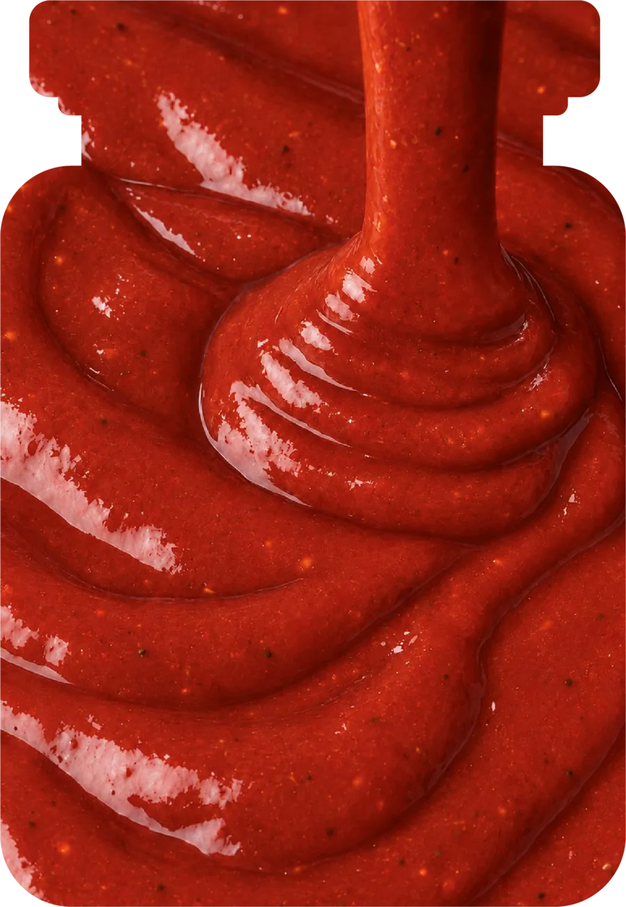 Textura de salsa Hot