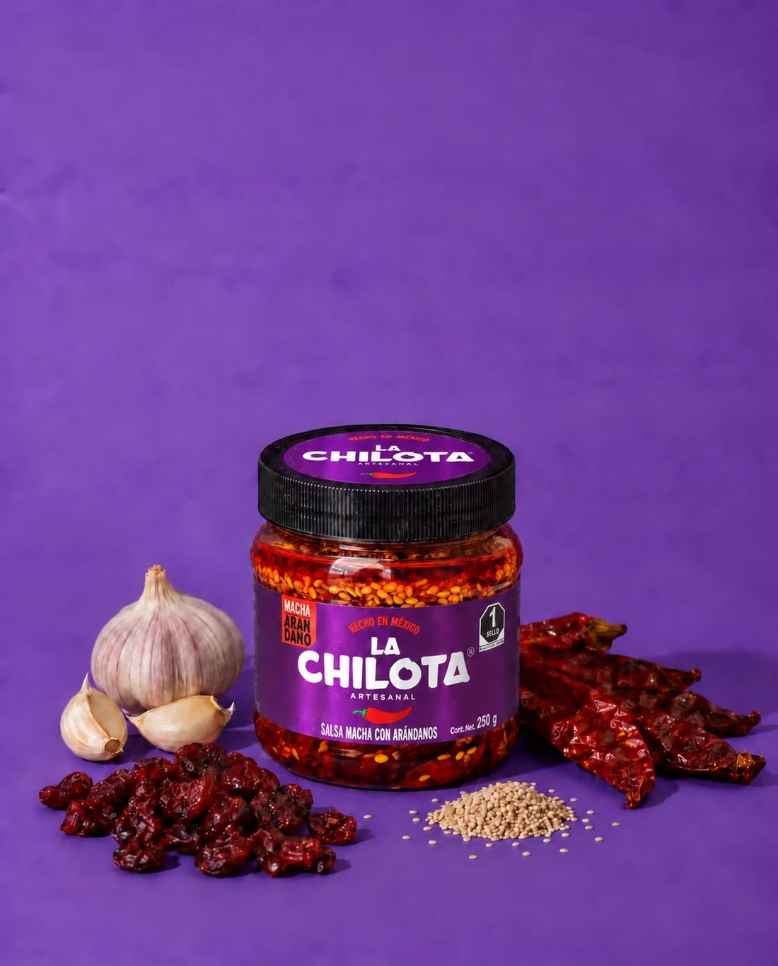 Frasco de La Chilota Macha Arándano