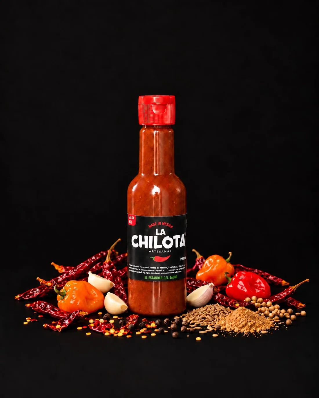 Botella de La Chilota Hot